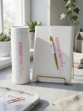 J-Spice: White Journal/Tumbler Combo "Remember Your Why"