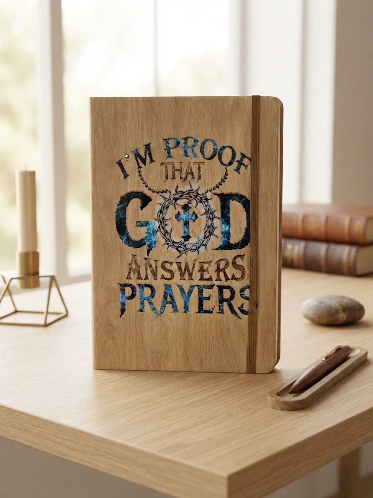 J-Spice: Tan Journal "I'm Proof That GOD Answers Prayers"