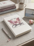J-Spice: White Journal "You Are Stronger Than The Storm" - "Breast Cancer Awareness"