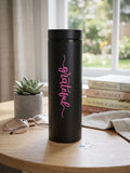 J-Spice: Black Tumbler "Grateful"