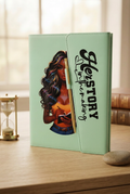 J-Spice: Mint Green Journal "Her Story"